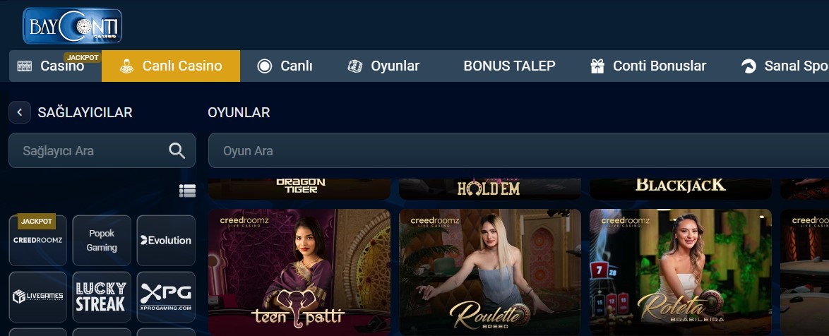 Bayconticasino Altyapı